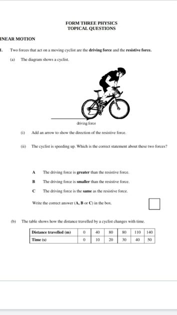 physics essay past questions