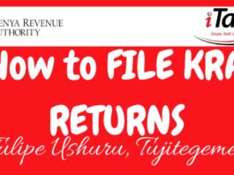 Filing the 2020 KRA returns online.