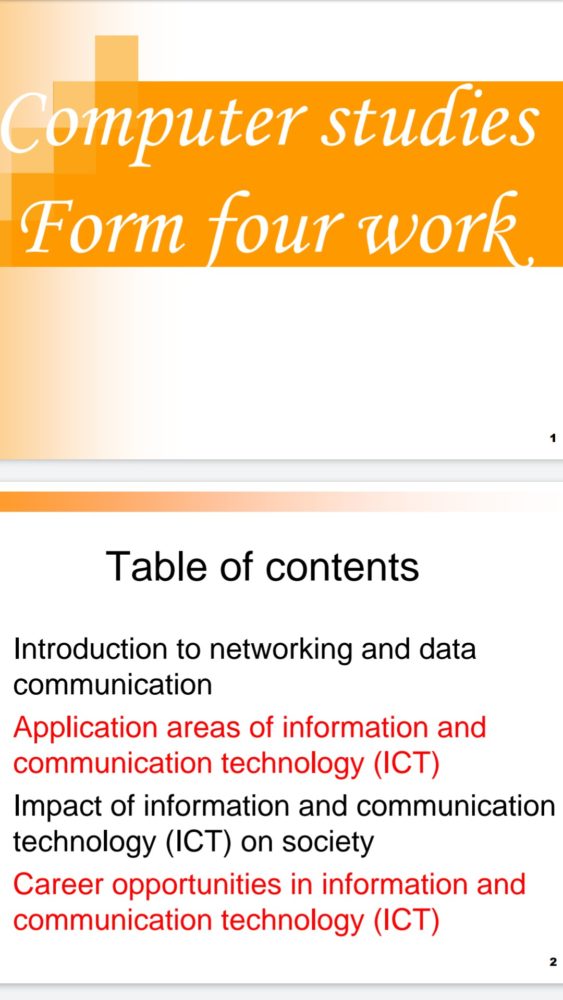 Free Computer Studies notes, schemes, lesson plans, KCSE Past Papers, Termly Examinations, revision materials and marking schemes.