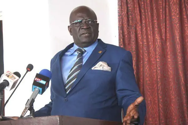 Education cabinet secretary Prof. George Magoha. He has turned a request for the government to supplement fees for learners in private schools.