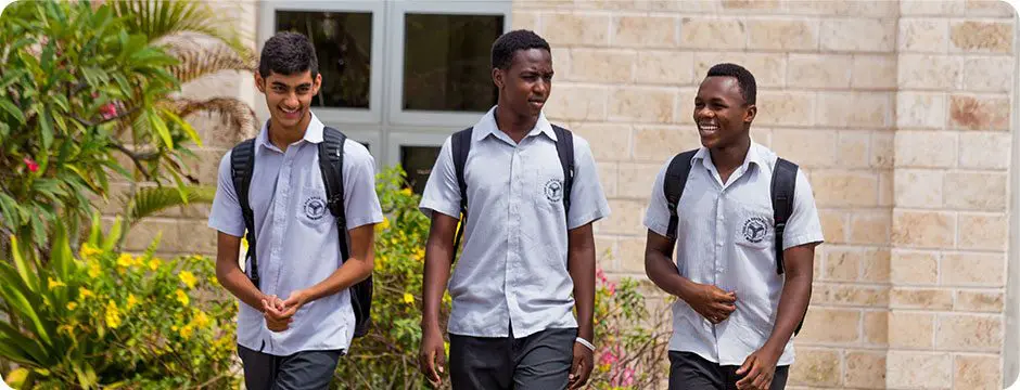 Back to school: Learners reporting back to school in this past photograph. Education ministry is set to give guidelines on schools reopening this coming week.