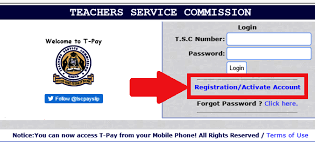 TSC online payslips login at https://payslip.tsc.go.ke/