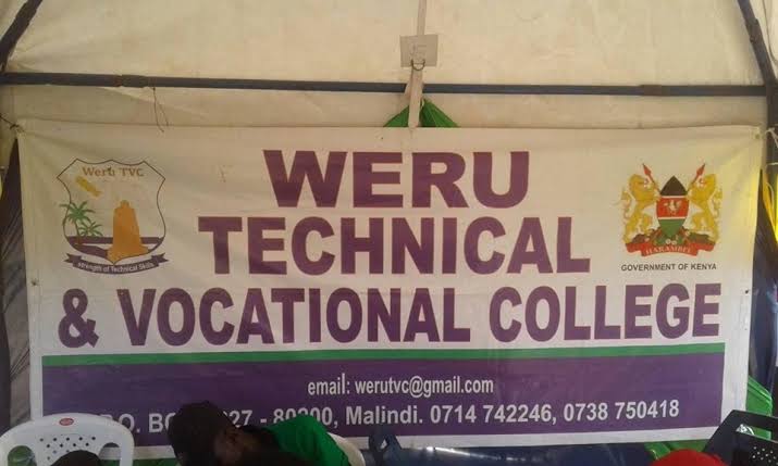 Weru technical and vocational college Courses, Requirements, Contacts, Location, How to apply, fees and website