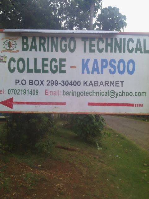 Baringo Technical college Courses, Requirements, Contacts, Location, How to apply, fees and website
