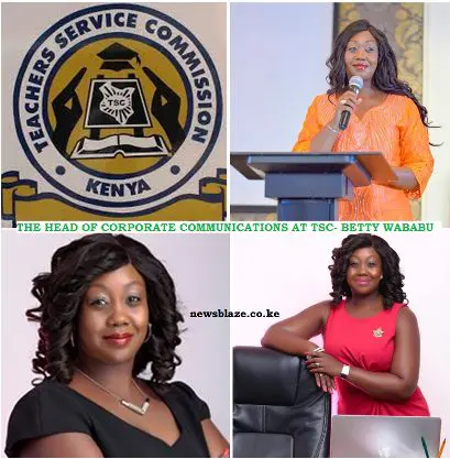 Beatrice Wababu who is the Head of Corporate Communications at TSC- Kenya.