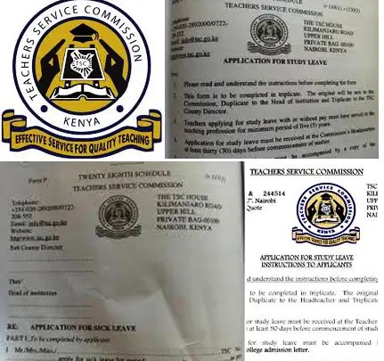 How to apply for TSC leaves; Maternity, paternity, sick leave and all other TSC Teachers' leaves. How to apply for TSC leaves; Maternity, paternity, sick leave and all other TSC Teachers' leaves.