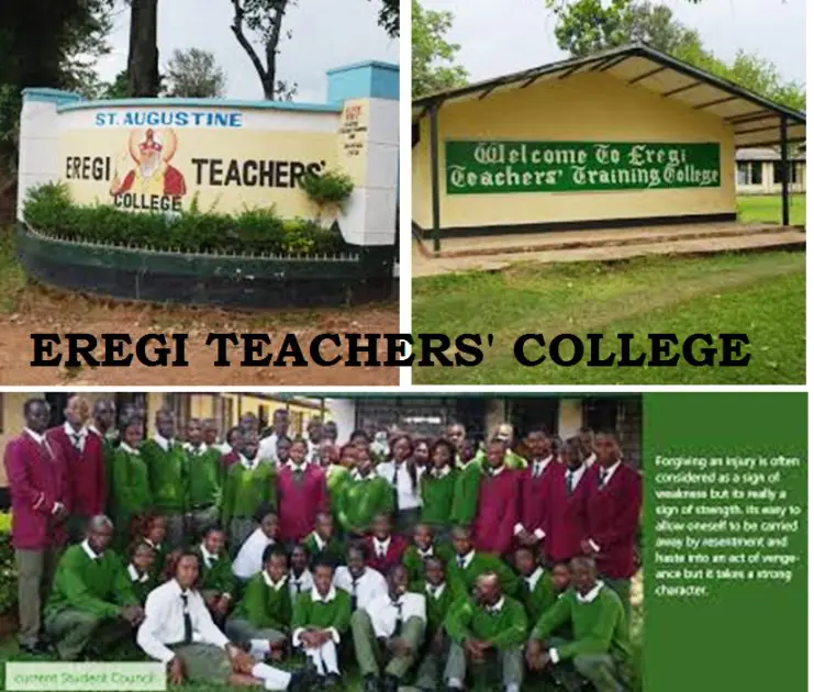 Eregi Teachers' College guide.