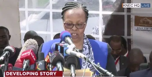 Knec Boss Dr. Mercy Karogo. Here are the top performers in the 2020 KCPE exams.