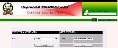 The KCSE Registration Portal. The KCSE Registration Portal.