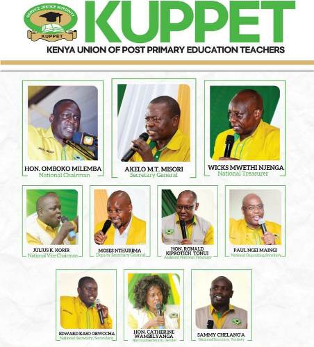 Kuppet National Officials 2021-2026