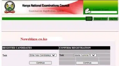 KCPE registration guide and requirements.