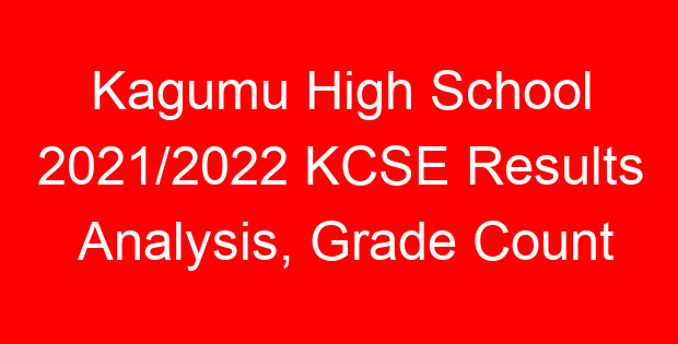 Kagumu High School 2021/2022 KCSE Results Analysis, Grade Count