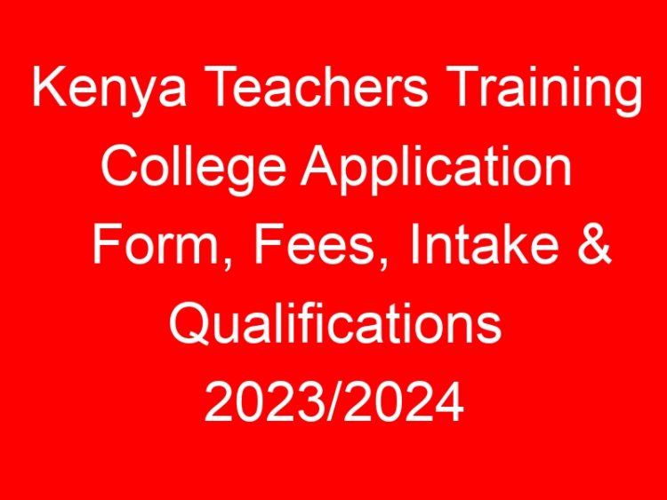Read more about the article Kenya Teachers Training College Application Form, Fees, Intake & Qualifications 2023/2024