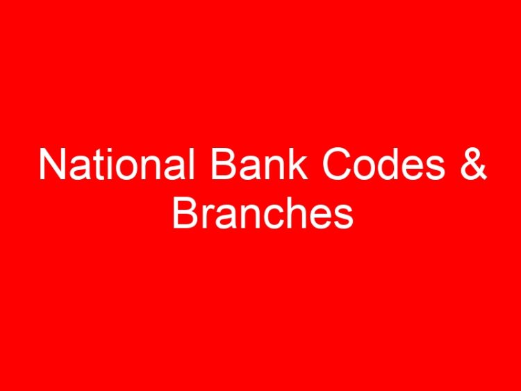 Read more about the article National Bank Codes & Branches
