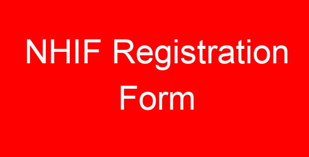 NHIF Registration Form