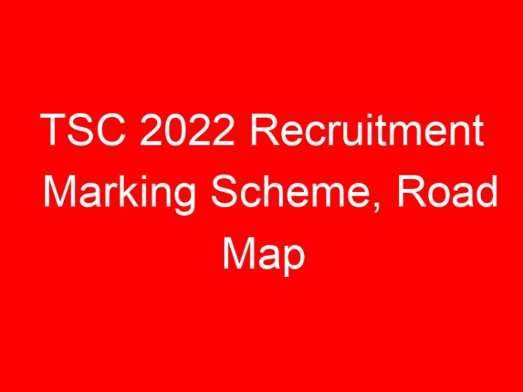 Read more about the article TSC 2022 Recruitment Marking Scheme, Road Map