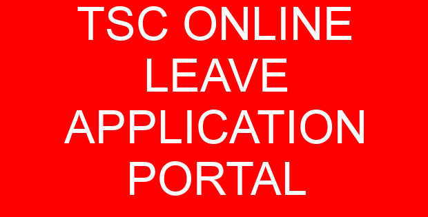 TSC ONLINE LEAVE APPLICATION PORTAL