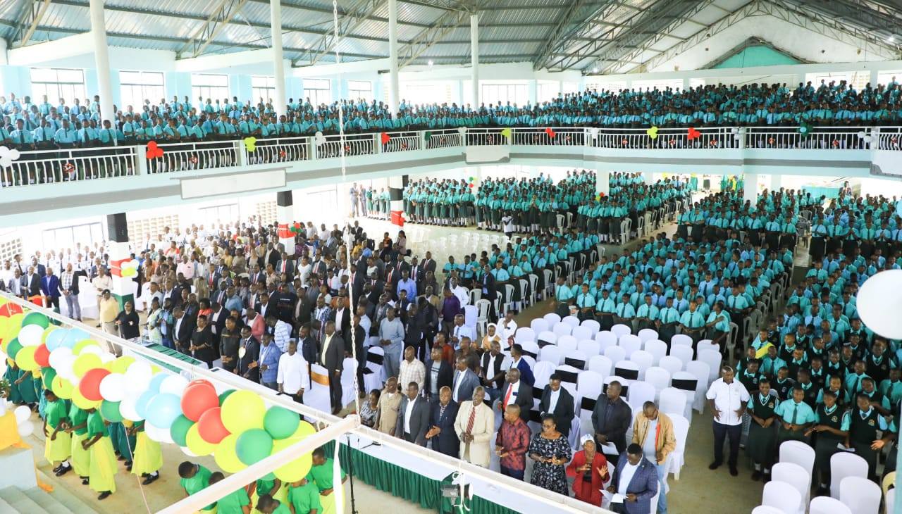 Nyabururu Girls in Kisii inaugurates a State of the Art Multipurpose Hall..