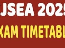 KJSEA Timetable 2025