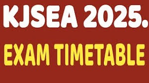 KJSEA Timetable 2025 KJSEA Timetable 2025