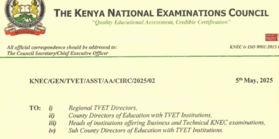 KNEC CIRCULAR ON SCRAPPED COURSES