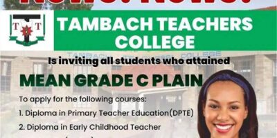 Tambach TTC Courses, Location, Fees, Contacts, Admission Letters, Intake