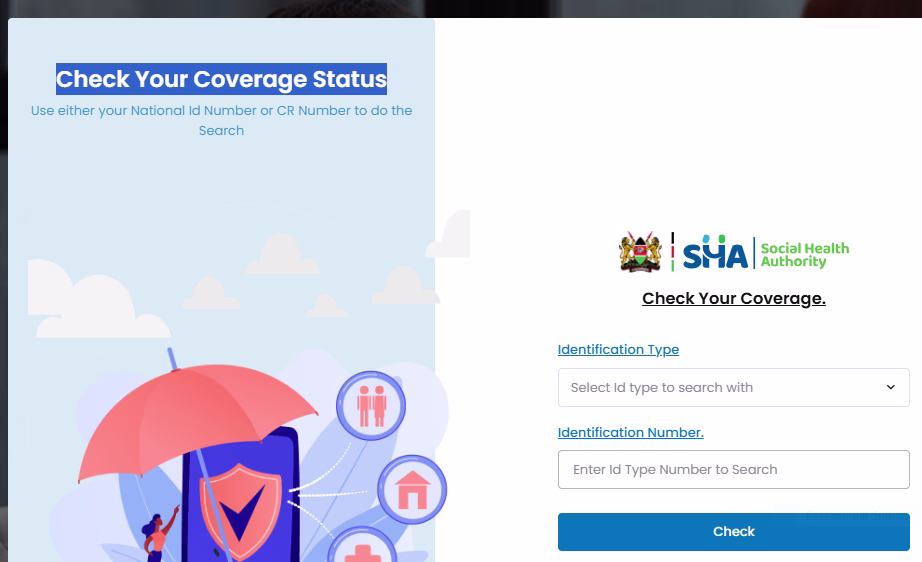 SHA Medical Scheme Login Portal