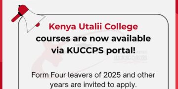 KUCCPS Opens Application for Kenya Utalii College Courses for 2026 Intake