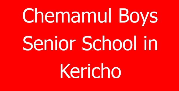 Chemamul Boys Senior School in Kericho