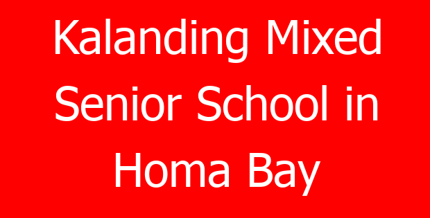 Kalanding Mixed Senior School in Homa Bay