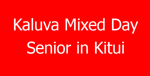 Kaluva Mixed Day Senior in Kitui