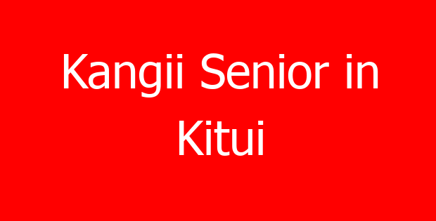 Kangii Senior in Kitui
