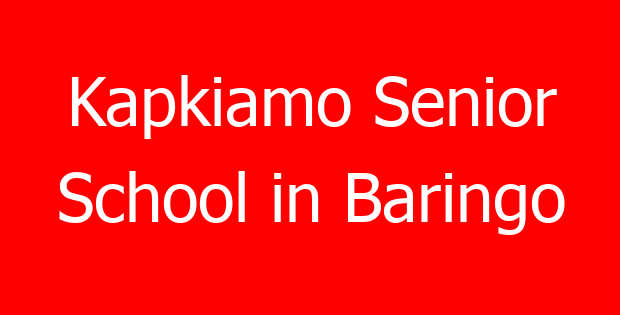 Kapkiamo Senior School in Baringo