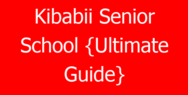 Kibabii Senior School {Ultimate Guide}