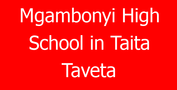 Mgambonyi High School in Taita Taveta