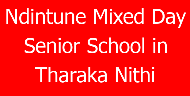 Ndintune Mixed Day Senior School in Tharaka Nithi