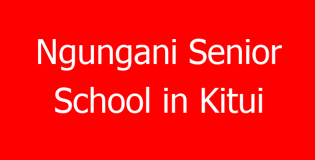 Ngungani Senior School in Kitui