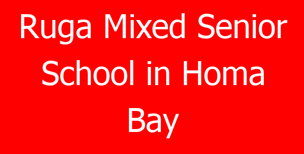Ruga Mixed Senior School in Homa Bay