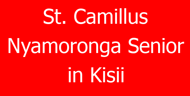 St. Camillus Nyamoronga Senior in Kisii