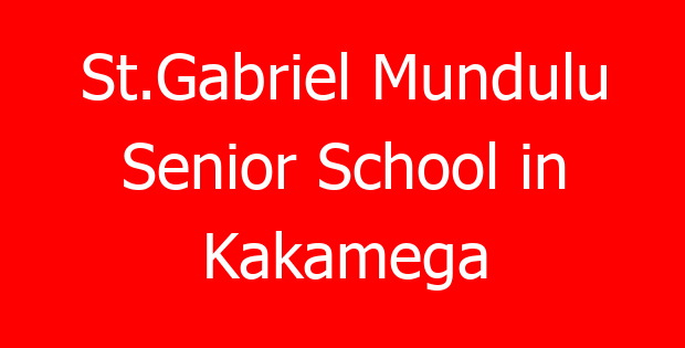 St.Gabriel Mundulu Senior School in Kakamega