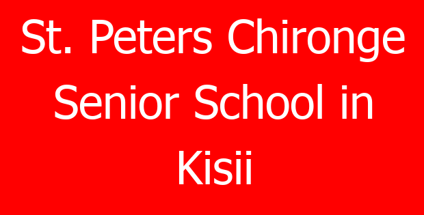 St. Peters Chironge Senior School in Kisii