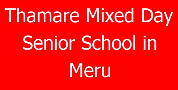Thamare Mixed Day Senior School in Meru