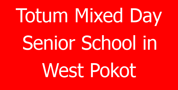 Totum Mixed Day Senior School in West Pokot