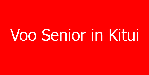 Voo Senior in Kitui