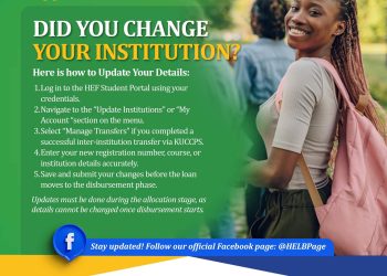 Changed University After Applying for HELB Loan? How to Update Your Institution Details on the HEF Portal